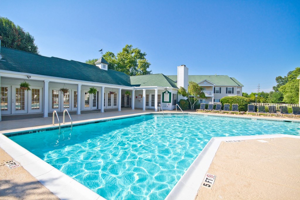 Swimming Pool at Viera Aiken Apartments in Aiken, SC.