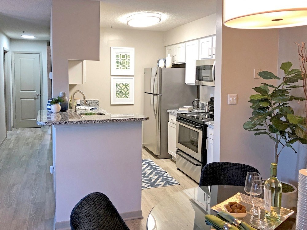 Kitchen  at Viera Aiken Apartments in Aiken, SC.