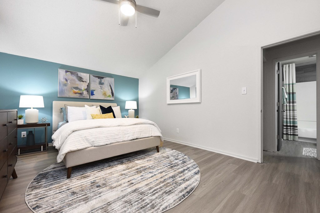 Ceiling Fans In All Bedrooms To Keep You Cool And Energy Efficient at Kinley Lofts, Knoxville, TN, 37912