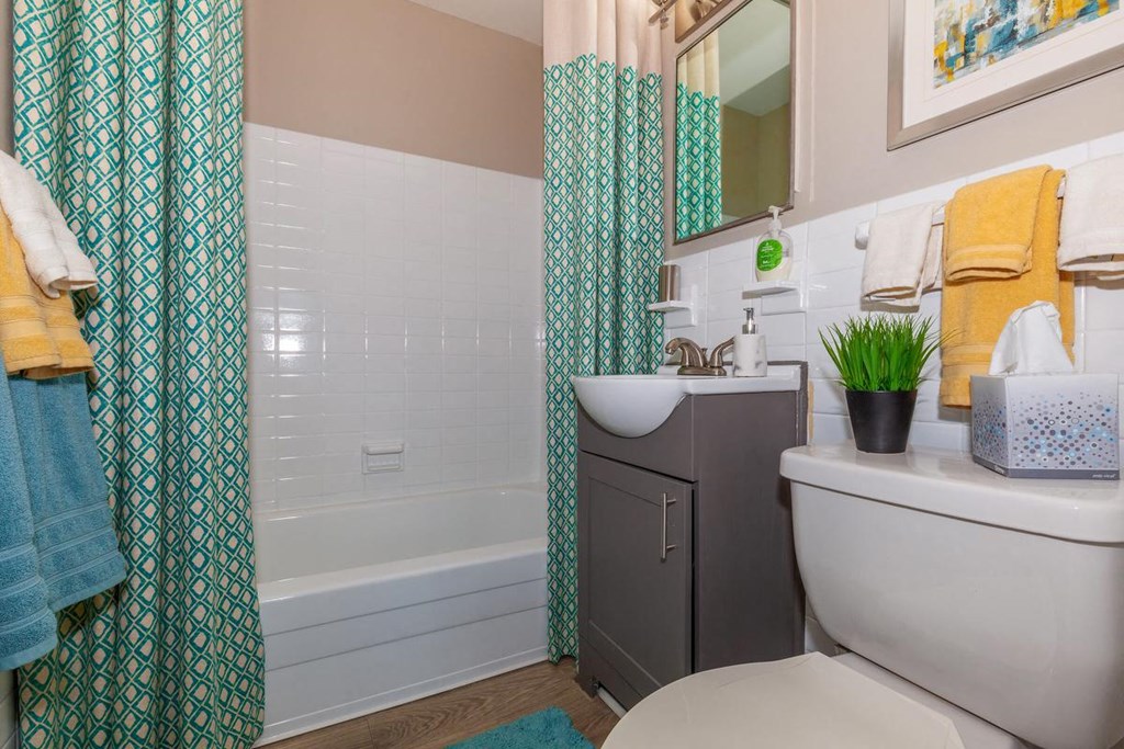 Bathroom at Madison Flats, Madison, TN.