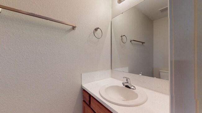 Bathroom at the Colonial Village Apartments, Lincolnton, NC, 28092.