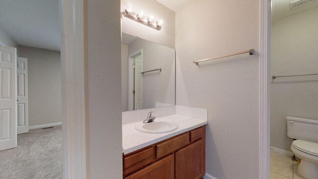 Second bathroom at the Colonial Village Apartments, Lincolnton, NC, 28092.