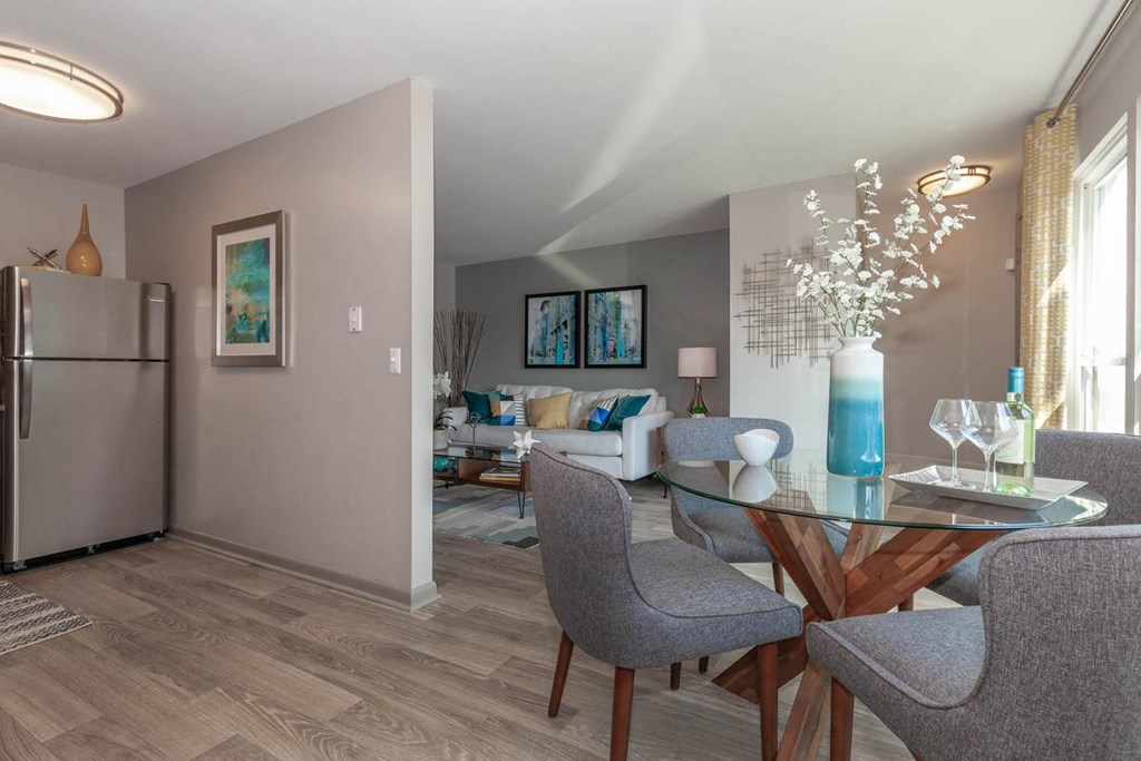 Living Room View at Madison Flats, Madison, TN. 