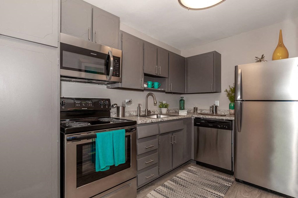 Modern Kitchen at Madison Flats, Madison, TN, 37115.