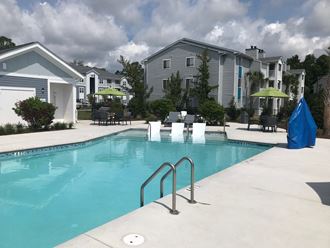 our apartments have a large resort style swimming pool