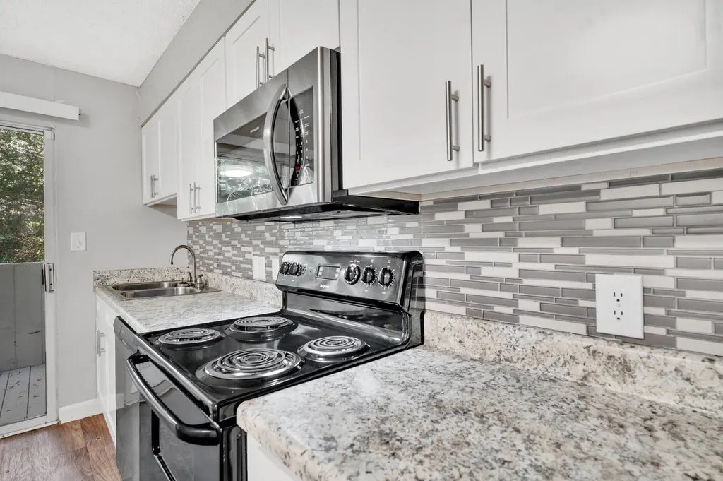 A Modern Kitchen at Avondale Place Apartments, Avondale Estates, GA