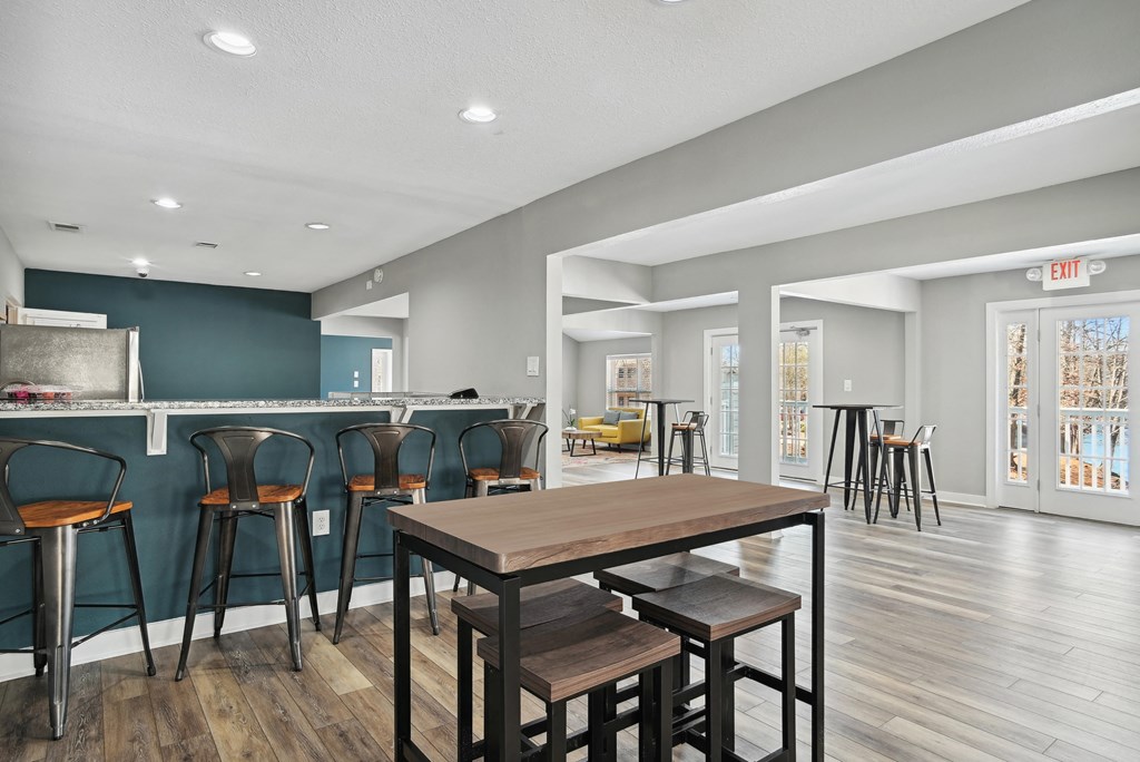 Dining area with a bar at Emerald Bay, Charlotte, 28217