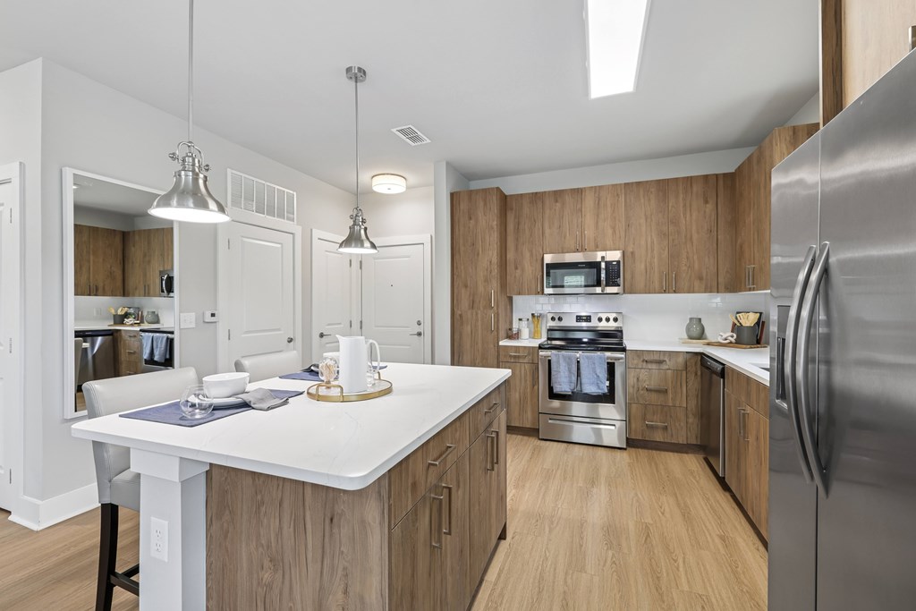 Gourmet Kitchen at The Exchange at Crestview Apartments, Crestview, Florida