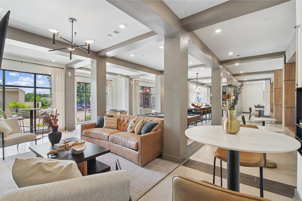 Community Clubroom at The Delaney at East Park Apartments, Kennesaw