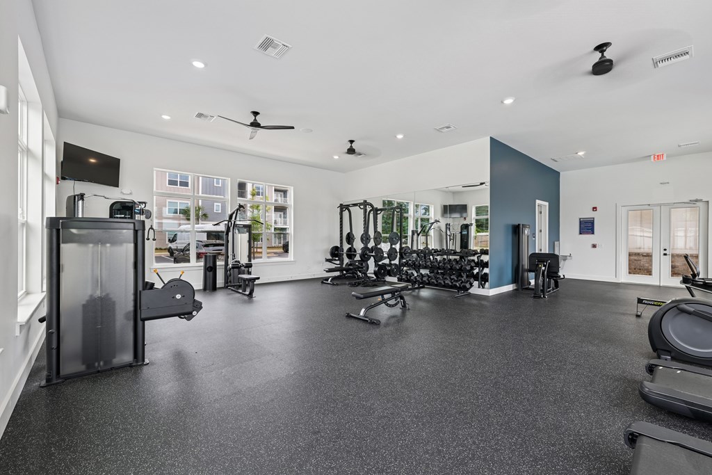 State Of Art Fitness Center at The Exchange at Crestview Apartments, Crestview, Florida