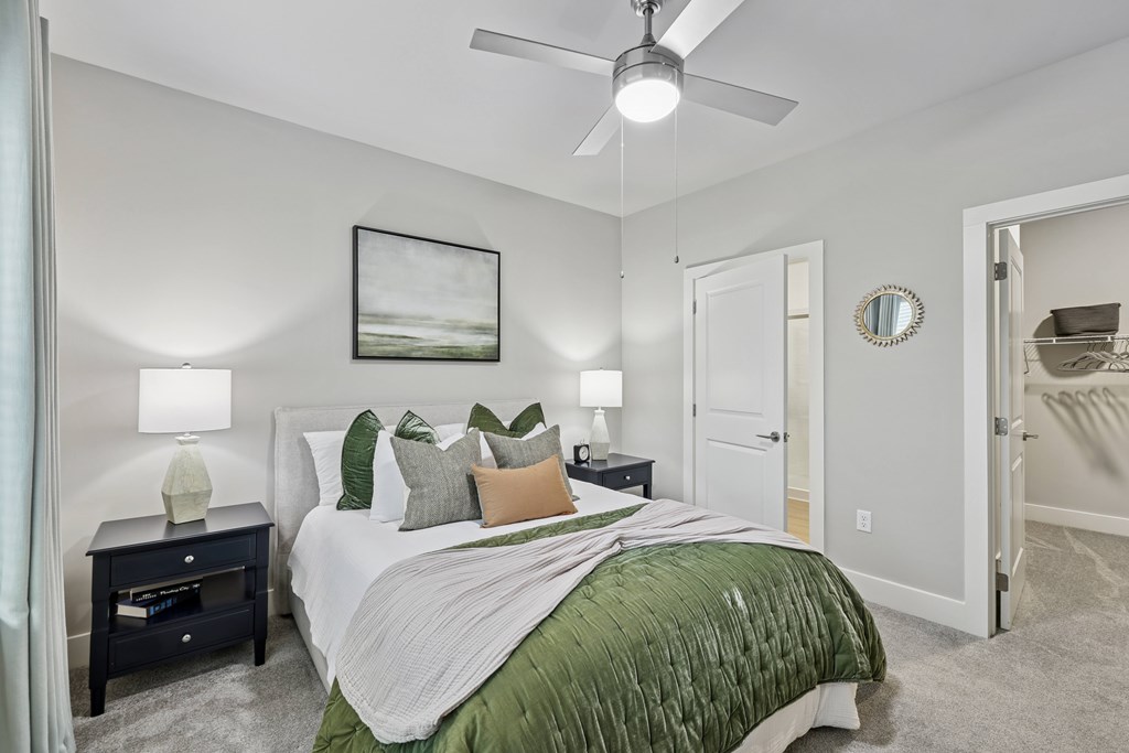 Bedroom With Closet at The Exchange at Crestview Apartments, Crestview, Florida