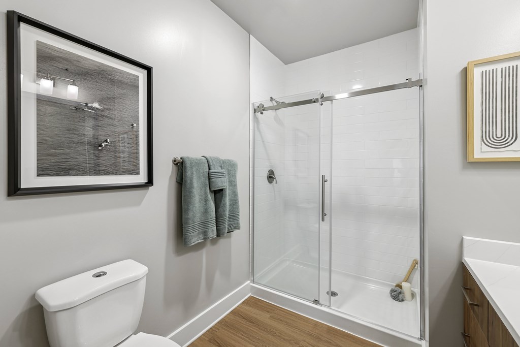 Modern Bathroom at The Exchange at Crestview Apartments, Crestview, Florida