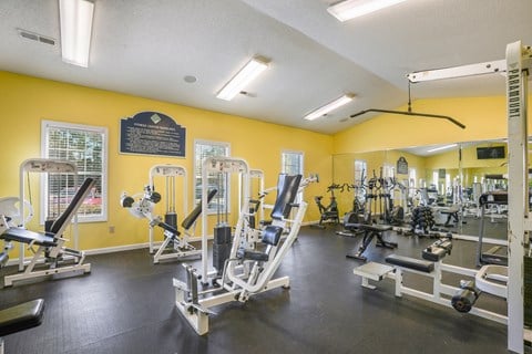 Gym with weights and other exercise equipment  at Cape Landing, Myrtle Beach, SC