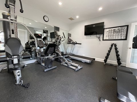 the gym at The Chase, Burlington North Carolina