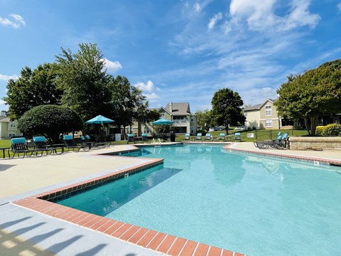 Large pool for residents to enjoy at The Chase, Burlington, NC
