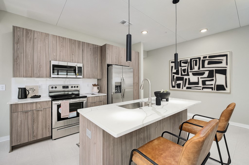 Kitchen Island at The 600, Birmingham