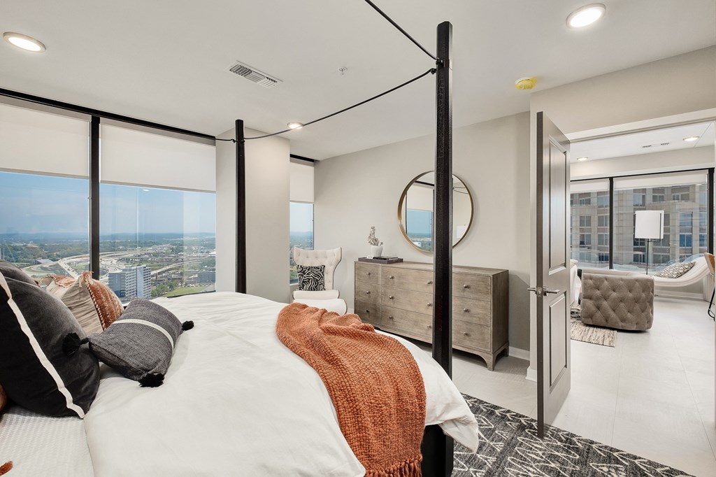 Main Bedroom with City View at The 600, Birmingham, 35203