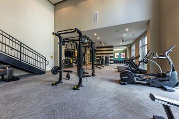 cardio equipment at The Monroe Apartments, Austin, 78741