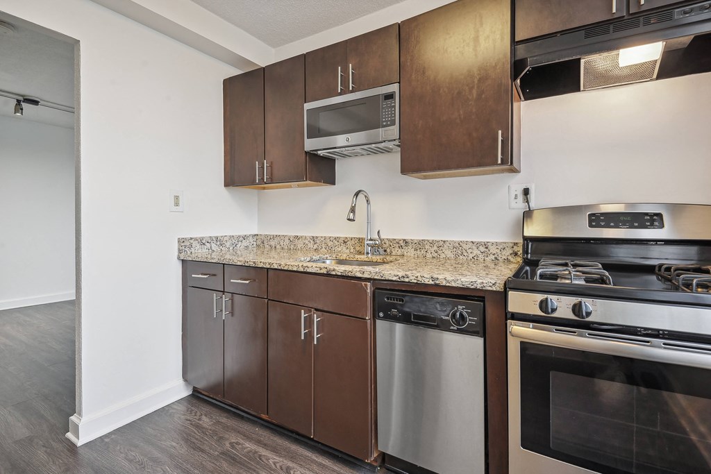 Fully equipped kitchen at Broadstone Van Dorn