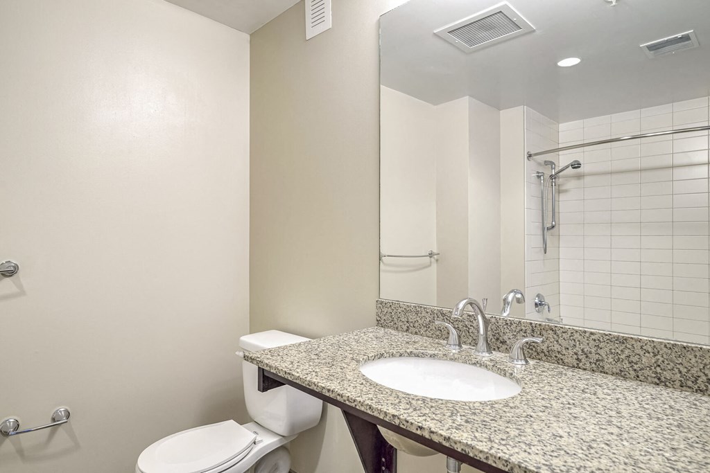 a bathroom with a sink and a toilet