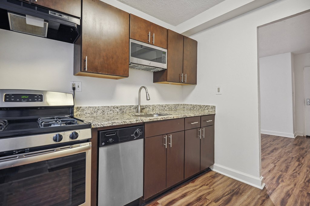 Fully equipped kitchen at Broadstone Van Dorn