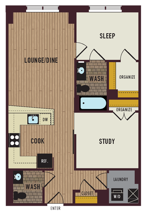 1825 7th St NW Studio-2 Beds Apartment for Rent - Photo Gallery 56