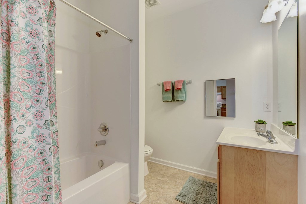 a bathroom with a shower and a sink and a toilet