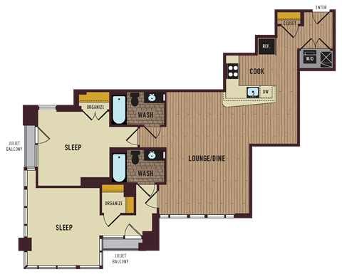 1825 7th St NW Studio-2 Beds Apartment for Rent - Photo Gallery 64