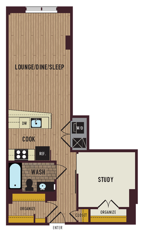 the plan of the first floor of the house
