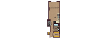 floor plan of the bedroom floor of a small house