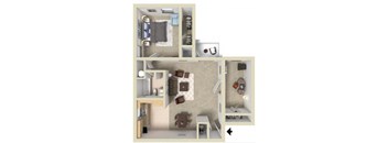 1 Bedroom 1 Bath With Den - Renovated