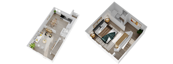 1 Bedroom 1.5 Bath Classic