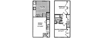 2 Bedroom 1.5 Bath