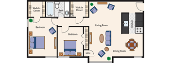2 Bedroom 1 Bath