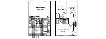 3 Bedroom 1.5 Bath Deluxe - Bay Window
