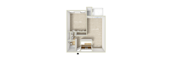 a floor plan of a 2100 sq ft apartment