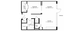 a floor plan of a small house