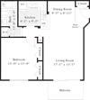 1 Bedroom 1 Bath 806 SqFt 1 Bedroom 1 Bath 806 SqFt
