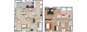 3 Bedroom 2.5 Bath Townhouse