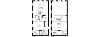 a floor plan of a house