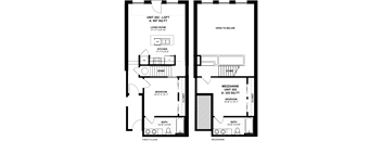 a floor plan for a small house