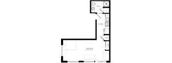 a floor plan of a small house