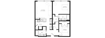 a floor plan of a home