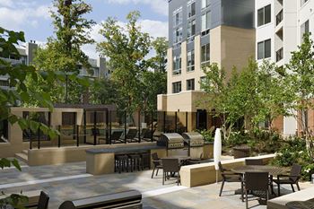 Courtyard with Pool and Grill/Picnic Area
