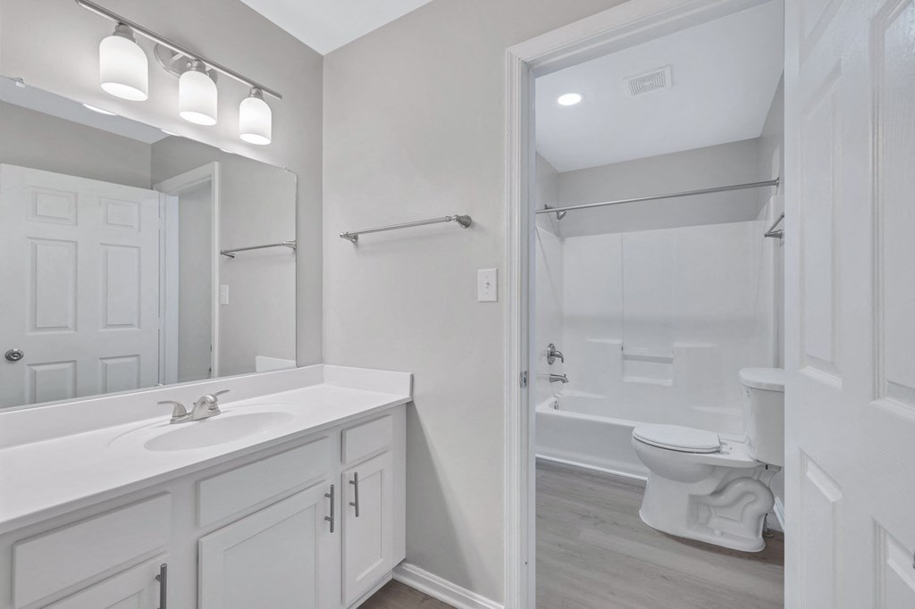 a bathroom with a sink and a toilet and a shower