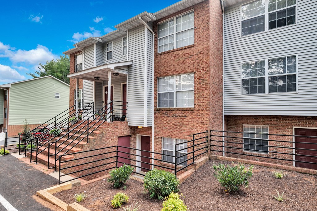 our apartments offer a staircase to the entrance of our building
