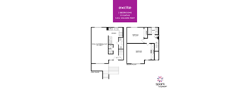 Excite 2 Bedroom 1.5 Bath