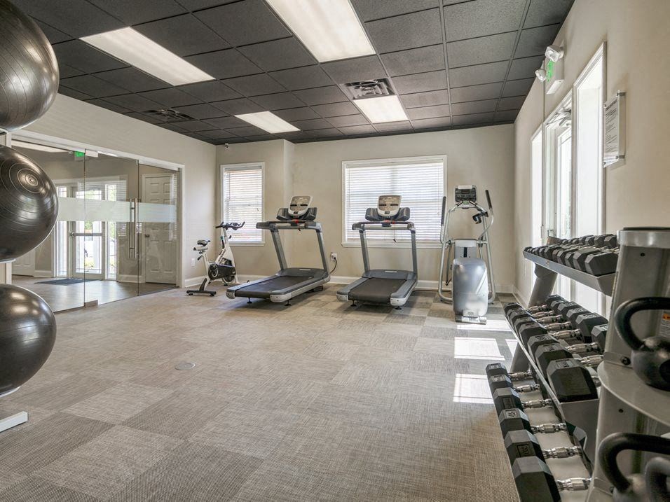 Fully stocked Fitness Room