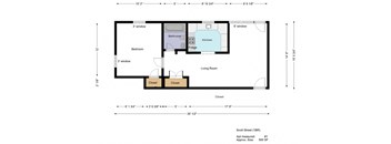 1 Bedroom 1 Bath - 1215 North Scott Street