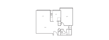 black and white floorplan image